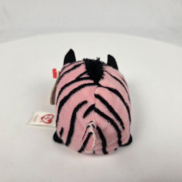 TY Beanie Boos - Teeny Tys Stackable Plush - PENNIE the Zebra (4 inch) - NWT - Picture 3 of 9